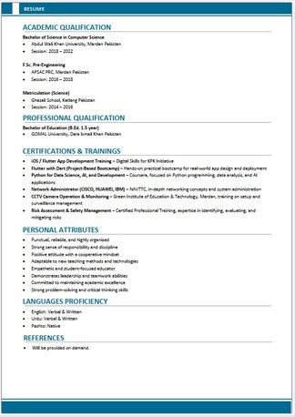 Riyadh, Job Seekers, Computer Teacher