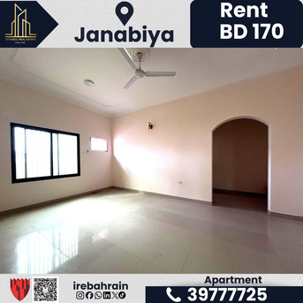 Janabiya, Apartments/Houses, BHD 170/month,  2 BR,  Family Apartment For Rent &ndash; Janabiya | BD.170/-