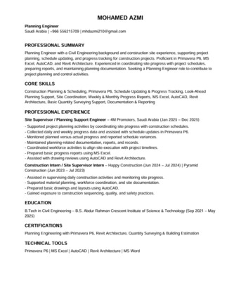 Jubail, Job Seekers, Civil Engineer, Junior Planning Engineer, Site Engineer, Site Supervisor, 3d Designer