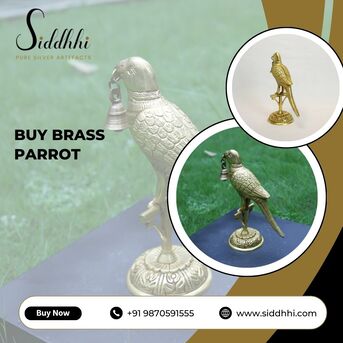 New Delhi, Appliances, INR 7000,  Buy Brass Parrot Statue Online | Siddhhi Arts