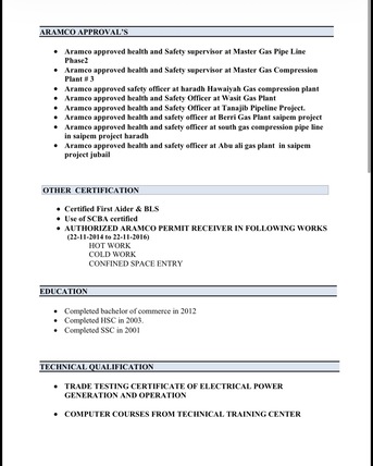 Riyadh, Job Seekers, Safety Officer HSE Supervisor