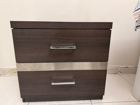 Khobar, Furniture, SAR 600,  Home Center Bed+Mattress+side Table For Sale