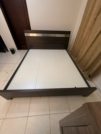 Khobar, Furniture, SAR 600,  Home Center Bed+Mattress+side Table For Sale