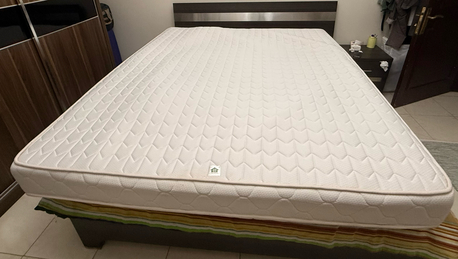 Khobar, Furniture, SAR 600,  Home Center Bed+Mattress+side Table For Sale