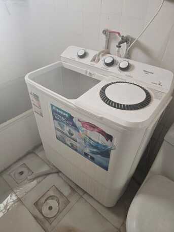 Al Sulaymaniyyah, Appliances, SAR 600,  Hiscence Washing Machine 9 KG Excellent Condition