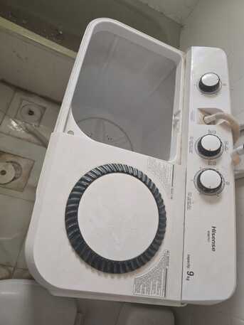 Al Sulaymaniyyah, Appliances, SAR 600,  Hiscence Washing Machine 9 KG Excellent Condition