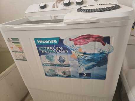 Al Sulaymaniyyah, Appliances, SAR 600,  Hiscence Washing Machine 9 KG Excellent Condition