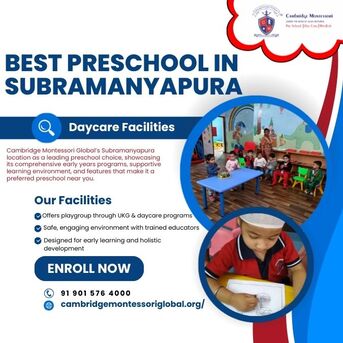 Mumbai, Daycare, Best Preschool In Subramanyapura