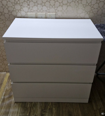 Riyadh, Furniture, SAR 280,  MALM Ikea 3 Drawers