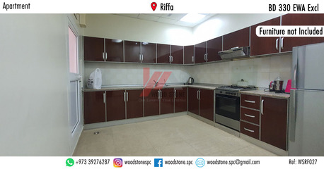 Riffa, Apartments/Houses, BHD 330/month,  3 BR,  190 Sq. Meter,  Semi-Furnished 3 Bedroom Apartment, Riffa - BD 330 Excl WSRF027