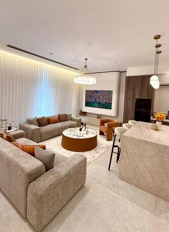 Abdoun, Apartments/Houses, JOD 35000/year,  Furnished,  3 BR,  140 Sq. Meter,  Modern Furnished Apartment For Rent In Abdoun