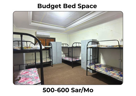 Al Malaz, Bedspace For Rent, SAR 550/month,  Budget To Executive Bed Spaces | Managed, Peaceful Housing In Al Malaz | +966 51 089 4561
