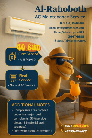 Juffair, Air Conditioning, AC Maintenance, Repair, Services  &ndash; Bahrain