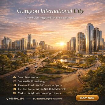 Gurgaon, Apartments/Houses, Studio,  2000 Sq. Feet,  Luxury Homes In Manesar Gurgaon: Discover The GIC Manesar Township