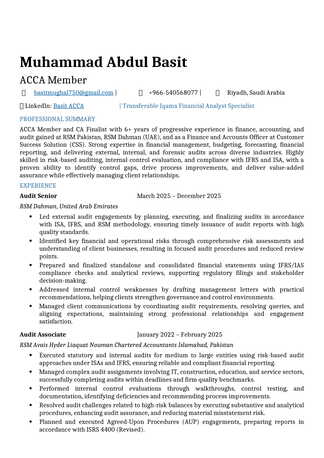 Al Naseem, Job Seekers, Audit Senior, Accountant, Account Executive, Account Specialist, And Finance Manager