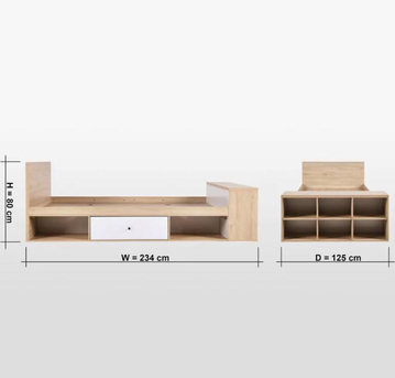 Jubail, Furniture, SAR 700,  Bed For Sale With Mattress