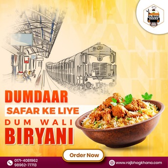 Mumbai, Food Delivery, Best Food Ordering App In Train &ndash; RajBhog Khana