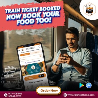 Mumbai, Food Delivery, Best Food Ordering App In Train &ndash; RajBhog Khana