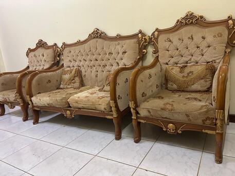 Al Shemaysi, Furniture, SAR 350,  SOFA SET -3PCS FOR SALE