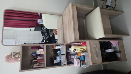 Juffair, Furniture, Throw Away Price:Ltype Sofa 5Seater, Recliner 3Seater, Dresser, Beds, Side & Center Tables