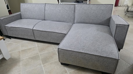 Juffair, Furniture, Selling: L-Type Sofa 5 Seater, Recliner 3 Seater, Dresser, Side And Center Tables