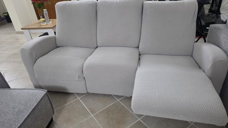 Juffair, Furniture, Selling: L-Type Sofa 5 Seater, Recliner 3 Seater, Dresser, Side And Center Tables