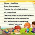 ⭐🌙⭐Nursery Available From 4yrs Onwards Training For School Admissions 📞 39835920⭐🌙⭐