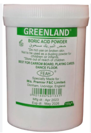 East Riffa, Farm & Garden, BHD 3500,  Bright Cockroach 25% Pesticide Insecticide Powder + Boric Acid