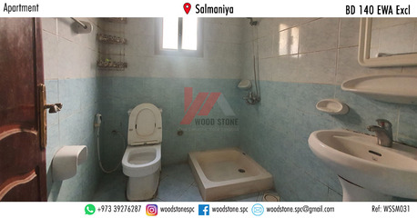 Salmaniya, Apartments/Houses, BHD 140/month,  1 BR,  75 Sq. Meter,  Unfurnished 1 Bedroom Apartment, Salmaniya - BD 140 Excl WSSM031