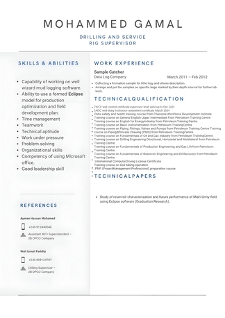 Riyadh, Job Seekers, Drilling & Workover Supervisor