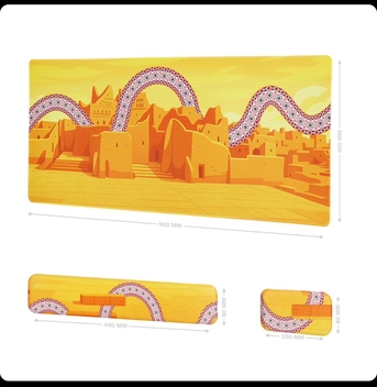 Jeddah, Computers, SAR 100,  THERMO Professional Heritage Mouse Pad Set TM04 XXL With Keyboard Pad And Mouse Pad