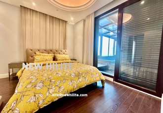 Salmiya, Apartments/Houses, KWD 3000/month,  Furnished,  Studio,  Spacious 3-Bedroom Seaview Apartment With Private Pool