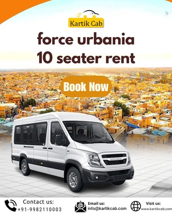 Jaipur, Travel, Book Force Urbania 10 Seater Rent For Premium And Hassle-Free Group Travel