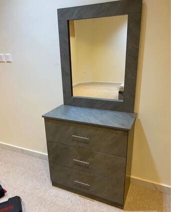 Jeddah, Furniture, SAR 1950,  New Complete Bedroom Set &ndash; Double Bed, 6-Door Wardrobe & More | Jeddah