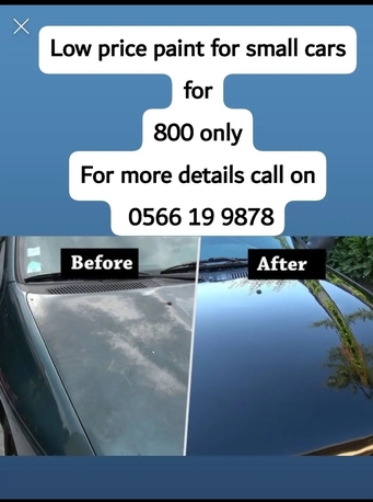 Jeddah, Vehicles, Cars & Trucks , SAR 800,  Low Price Paint Service,  2026,  Automatic,  800 KM,   Available For Small Cars For 800 Only