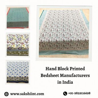 Jaipur, Home Audio, INR 5000,  Hand Block Printed Bedsheet Manufacturers In India