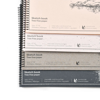 Bangalore, Books, INR 399,  Medium Sketchbook Crafted With Handmade Paper | Bluecat Paper