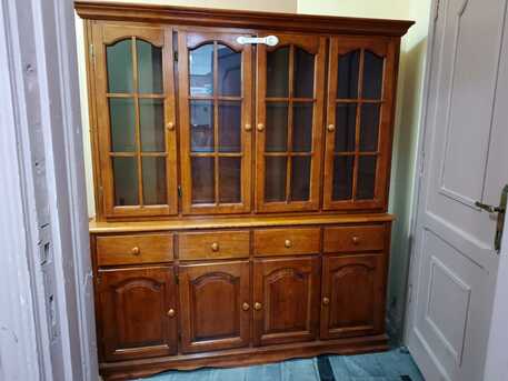 Al Malaz, Furniture, SAR 450,  Elegant Malaysian Wooden Cabinet / Showcase SAR 350 FINAL
