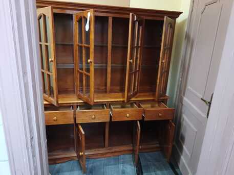 Al Malaz, Furniture, SAR 450,  Elegant Malaysian Wooden Cabinet / Showcase SAR 350 FINAL