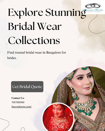 Bangalore, Photography, Bridal Wear Designers In Bangalore &ndash; Heaven Knots