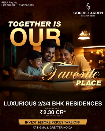 Noida, Real Estate For Sale, INR 21000000,  2 BR,  1375 Sq. Feet,  Luxury 2 BHK Apartments In Greater Noida | Godrej Arden