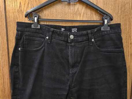 Jeddah, Household Items, SAR 100,  Flexible Jeans  For Men From Celio. Used Few Times. Size 38. SLIM..Black