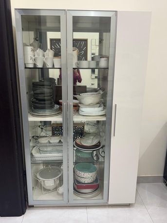 Riyadh, Furniture, SAR 600,  Glass Cabinet For Kitchenware