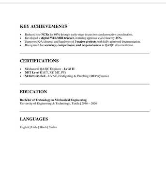 Jubail, Job Seekers, QC Mechanical Inspector+ NDT Level II