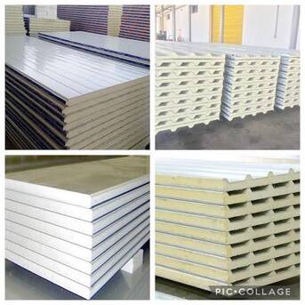 Manama, Construction, G.I & Aluminium PU Foam Sandwich Panels Roof & Wall Panels Supply In Bahrain