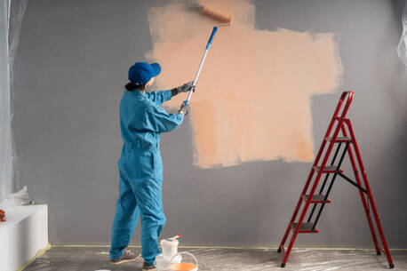 Manama, Construction, Interior & Exterior Wall Painting Works - Multi Story Building, Villas, Offices, Warehouse