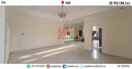 Tubli, Villas, BHD 900,  380 Sq. Meter,  Semi-furnished 5 Bedroom Villa, Tubli - BD 900 Excl WSTU033
