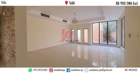 Tubli, Villas, BHD 900,  380 Sq. Meter,  Semi-furnished 5 Bedroom Villa, Tubli - BD 900 Excl WSTU033