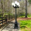 Elegant Backyard Light Post | The Kings Bay