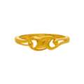 Elegant Plain Gold Ring Design For Female | CMR Jewellery